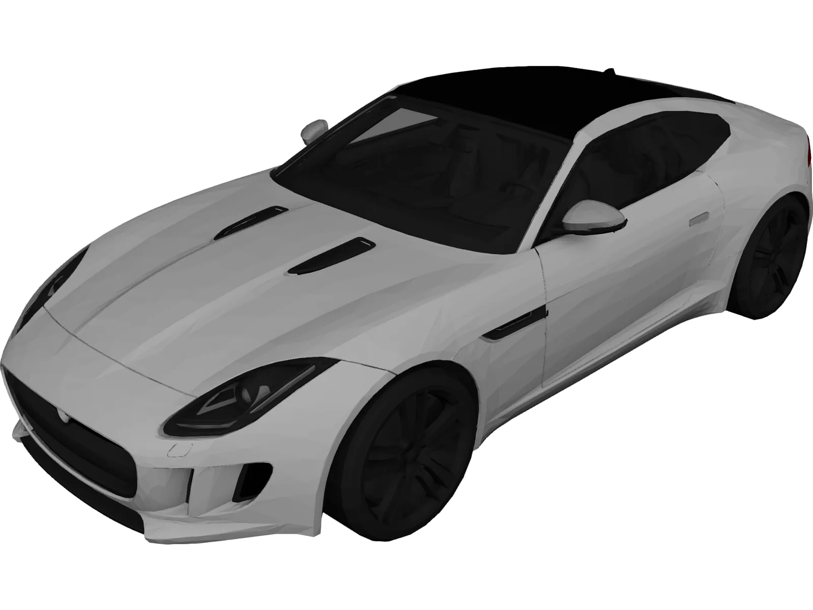 Jaguar F-Type Coupe (2014) 3D Model