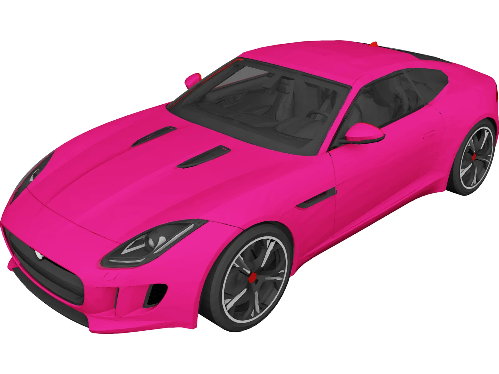 Jaguar F-Type R (2015) 3D Model