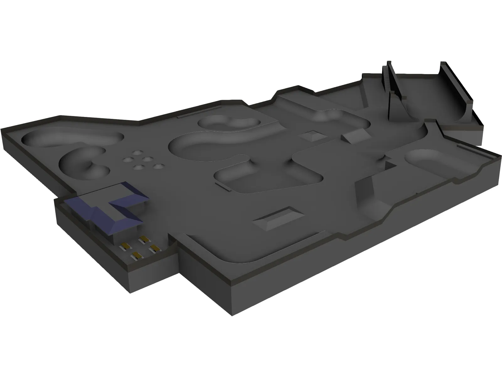 Skate Park 3D Model