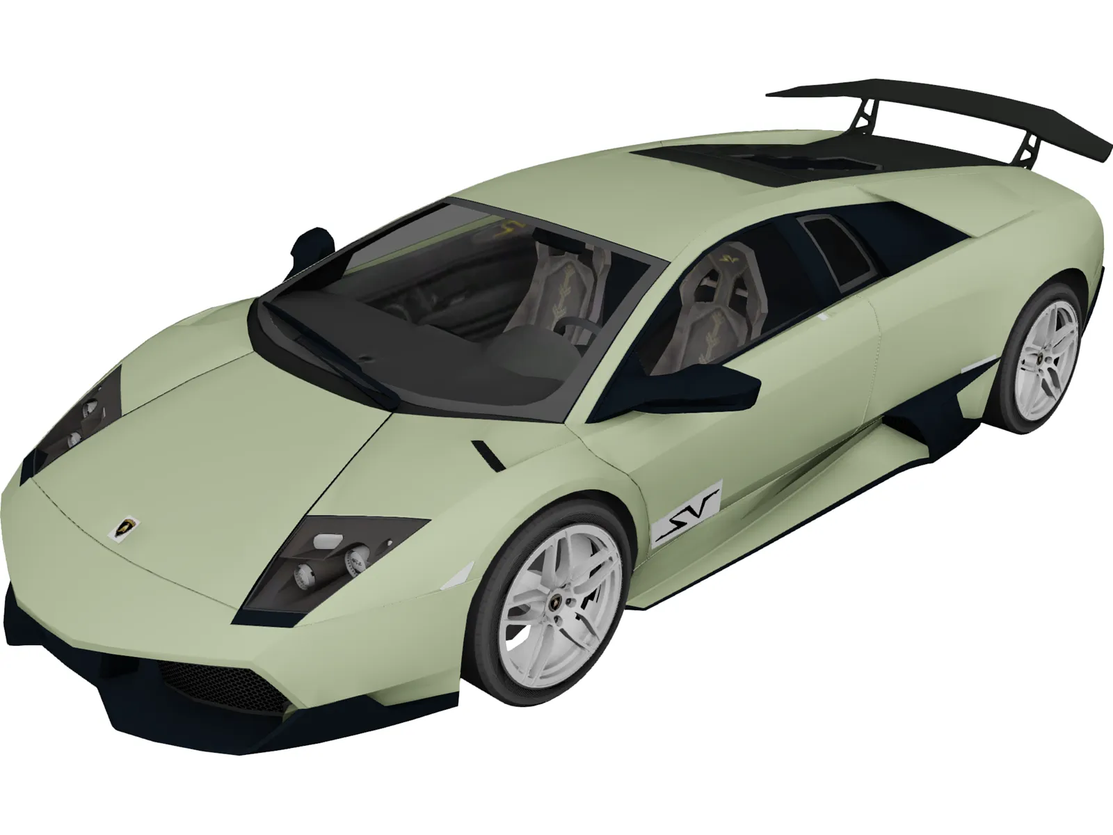 Lamborghini Murcielago LP670 SV 3D Model