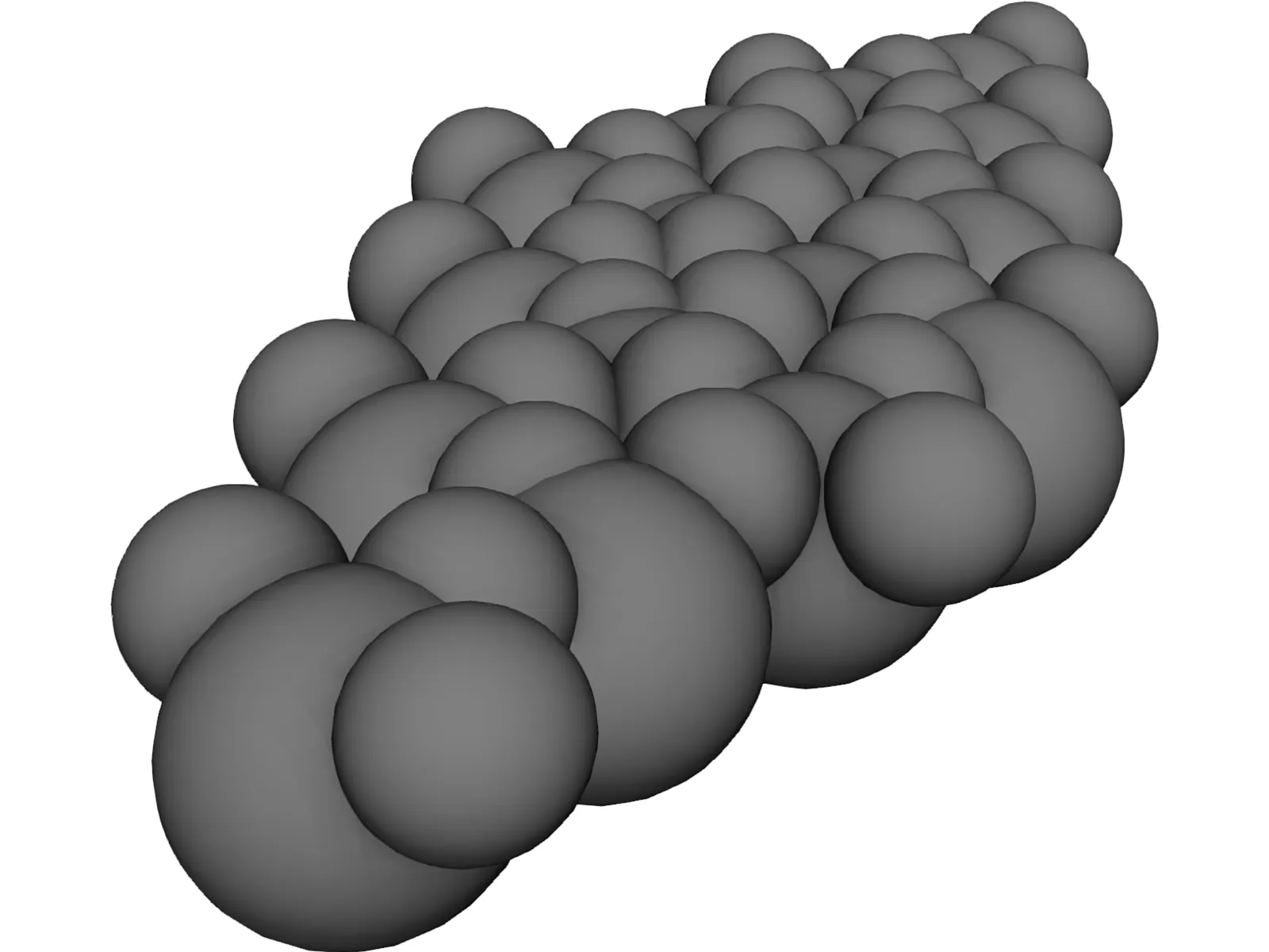 Water Molecule 3D Model