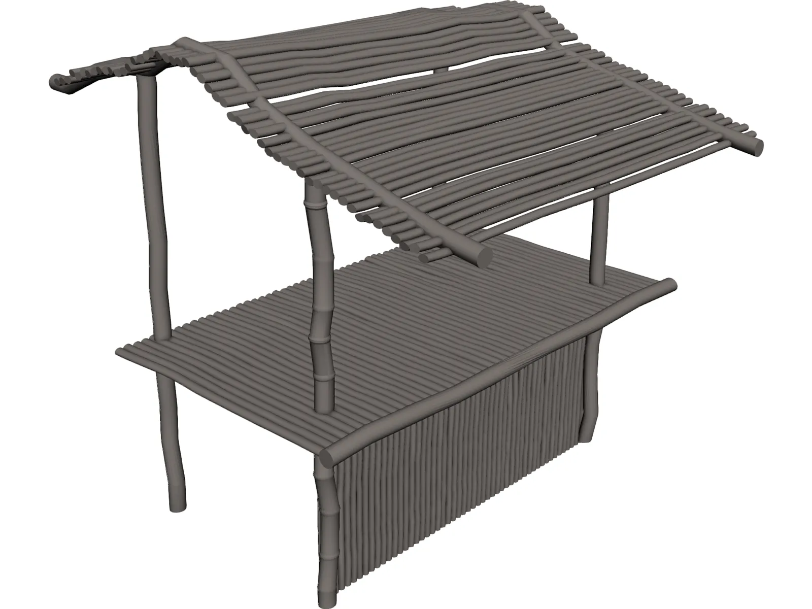 Bamboo Bar 3D Model