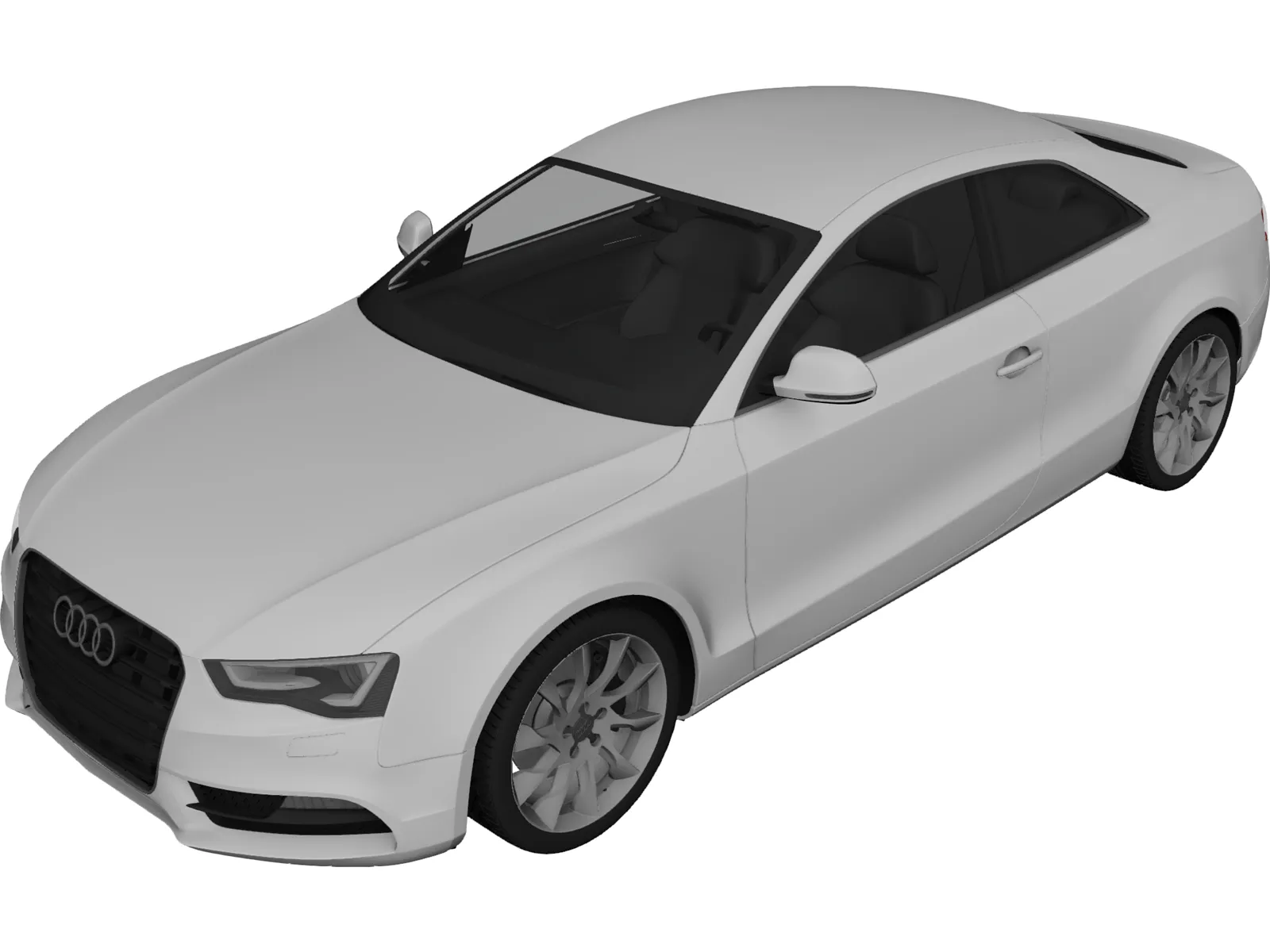 Audi A5 Coupe (2012) 3D Model