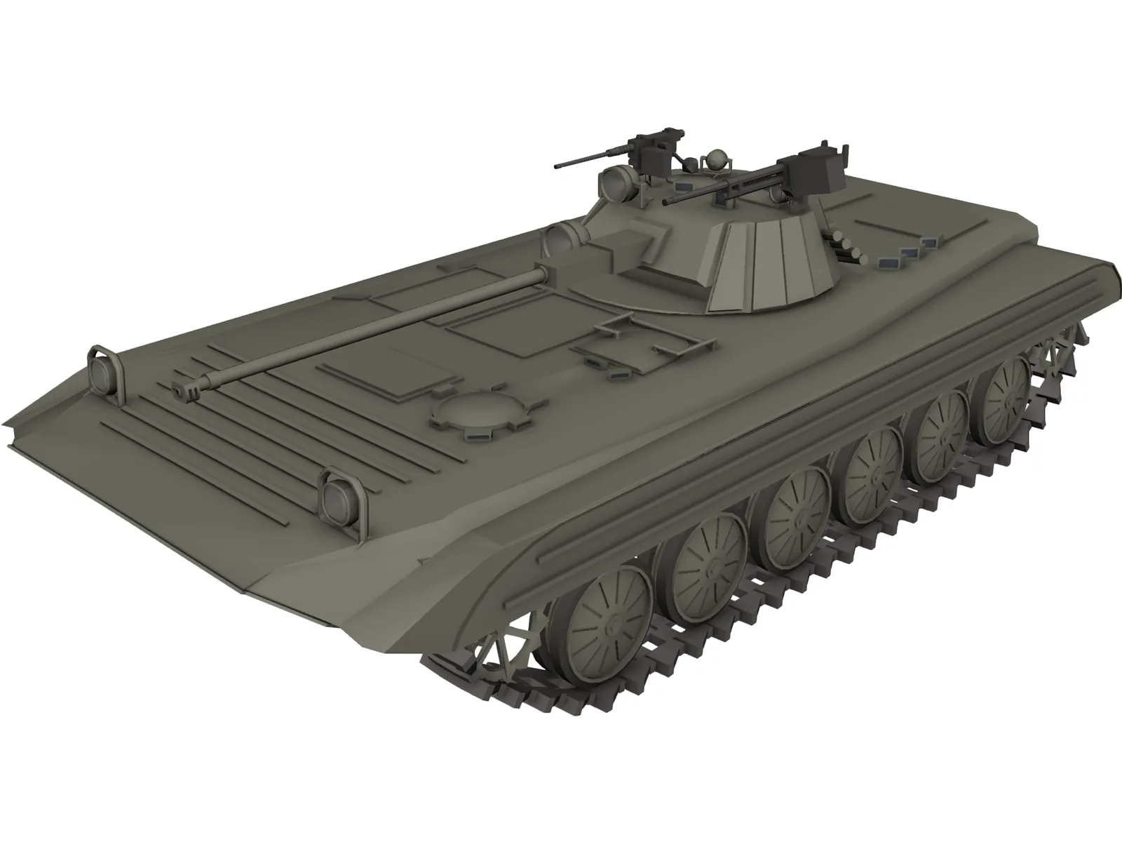 APC Tank 3D Model