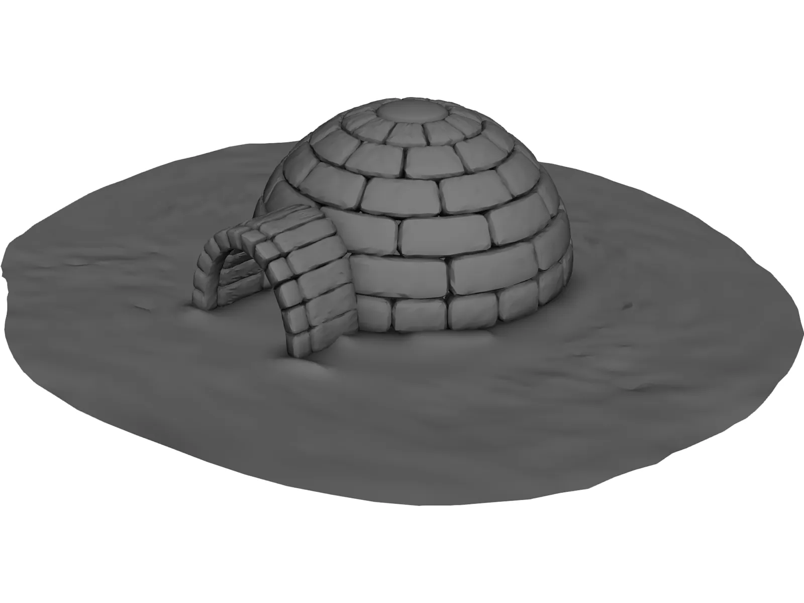 Igloo 3D Model