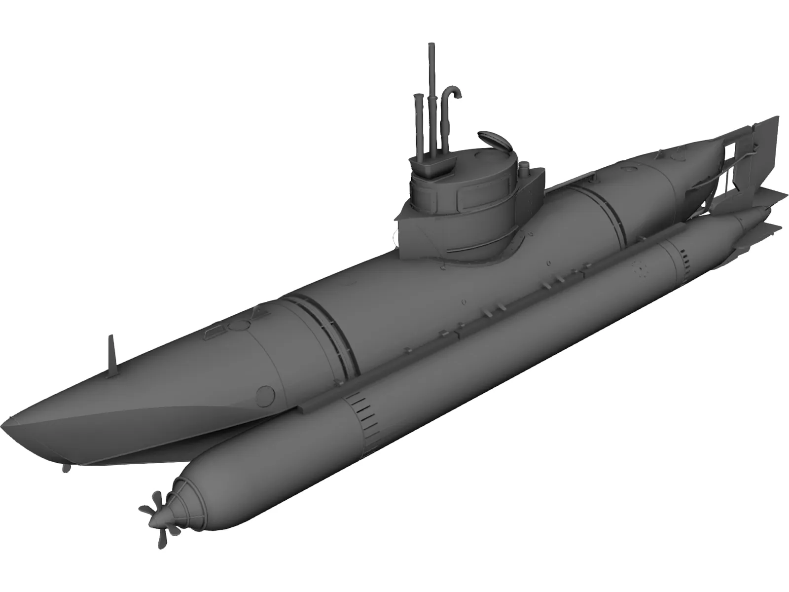 Submarine 3D Model