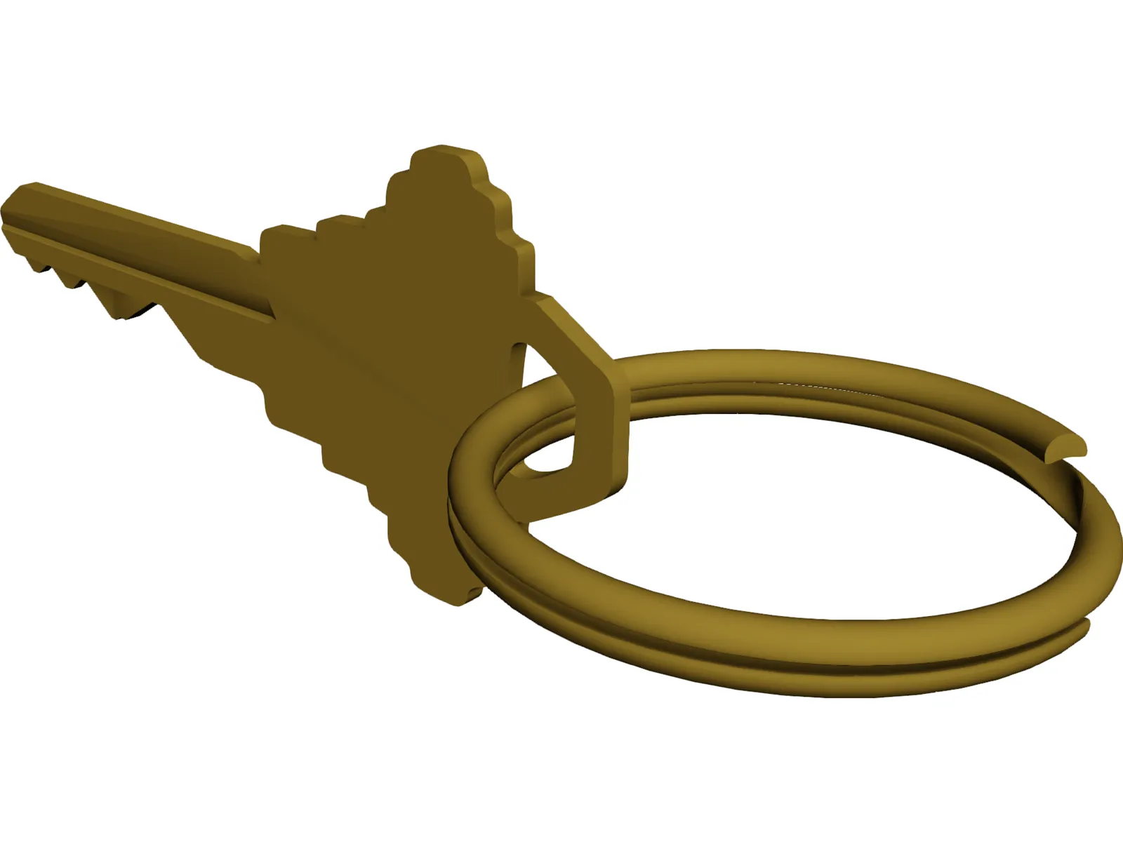 House Key 3D Model