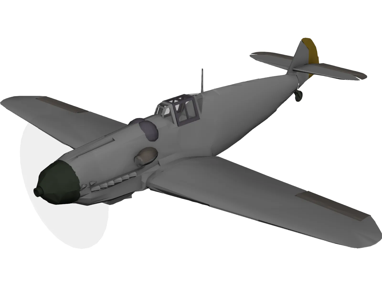 Messerschmitt BF-109G6 3D Model