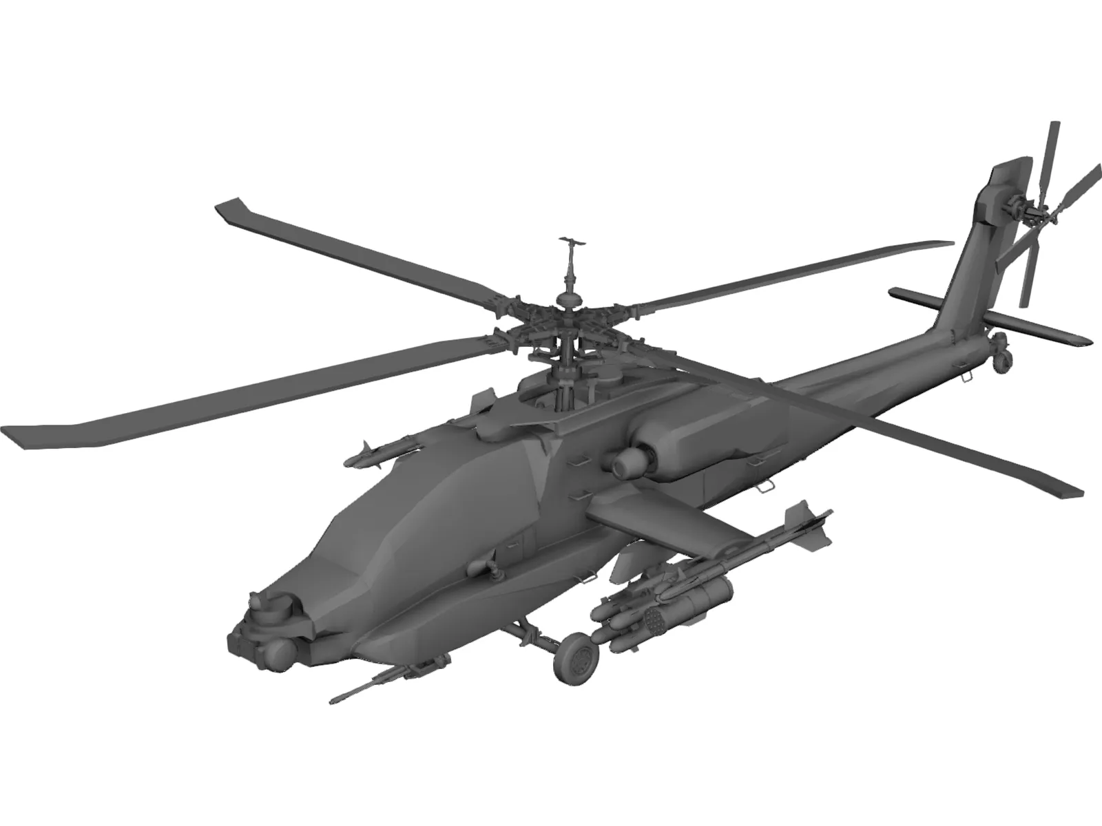 Boeing AH-64D Apache Longbow 3D Model