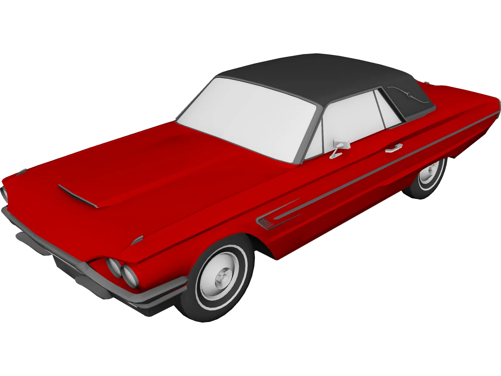 Ford Thunderbird (1964) 3D Model