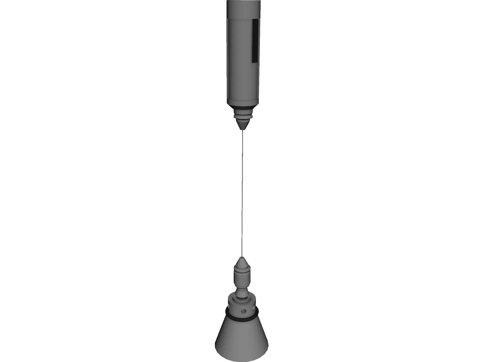 Cable Hung Light 3D Model