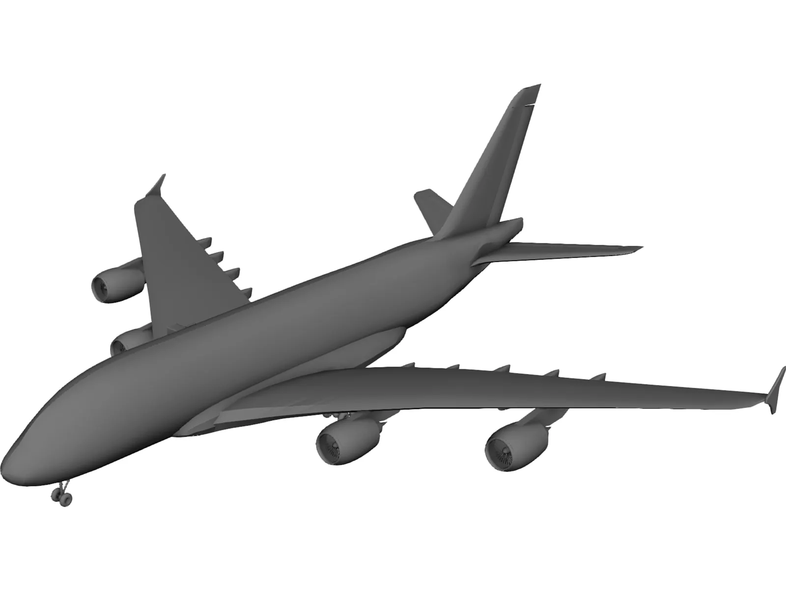 Airbus A380 3D Model