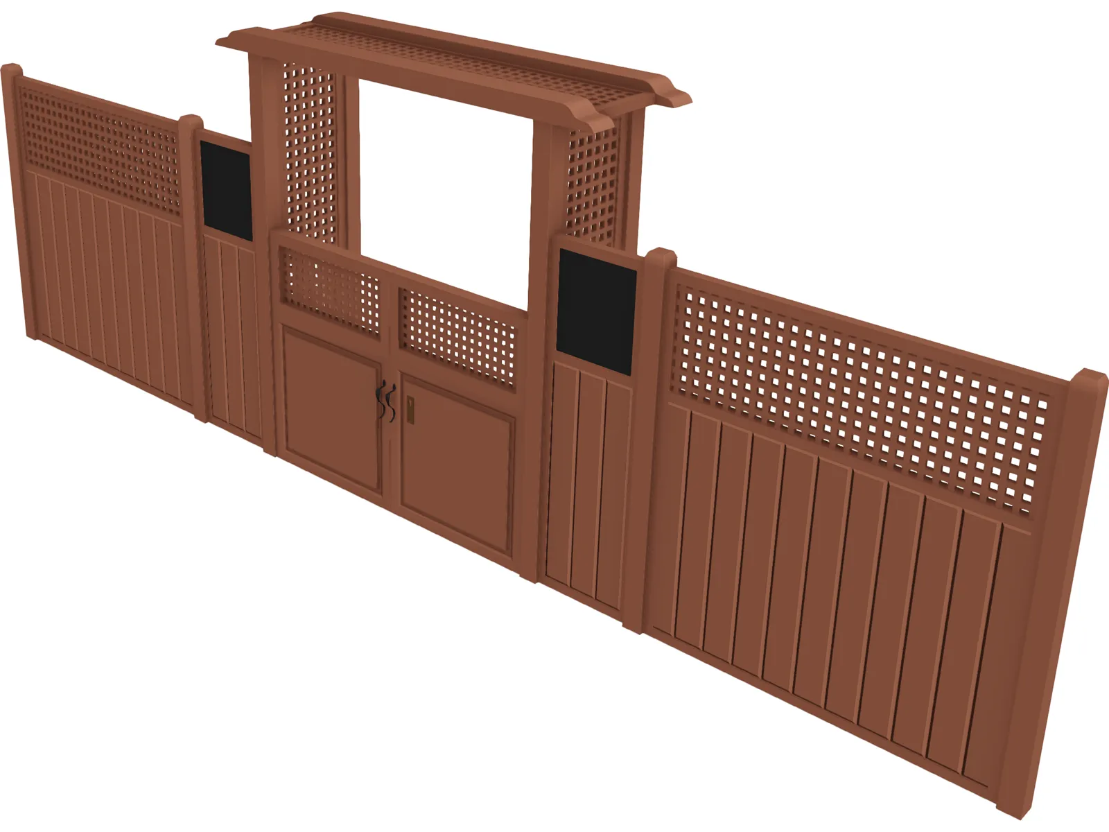 Garden Gate 3D Model