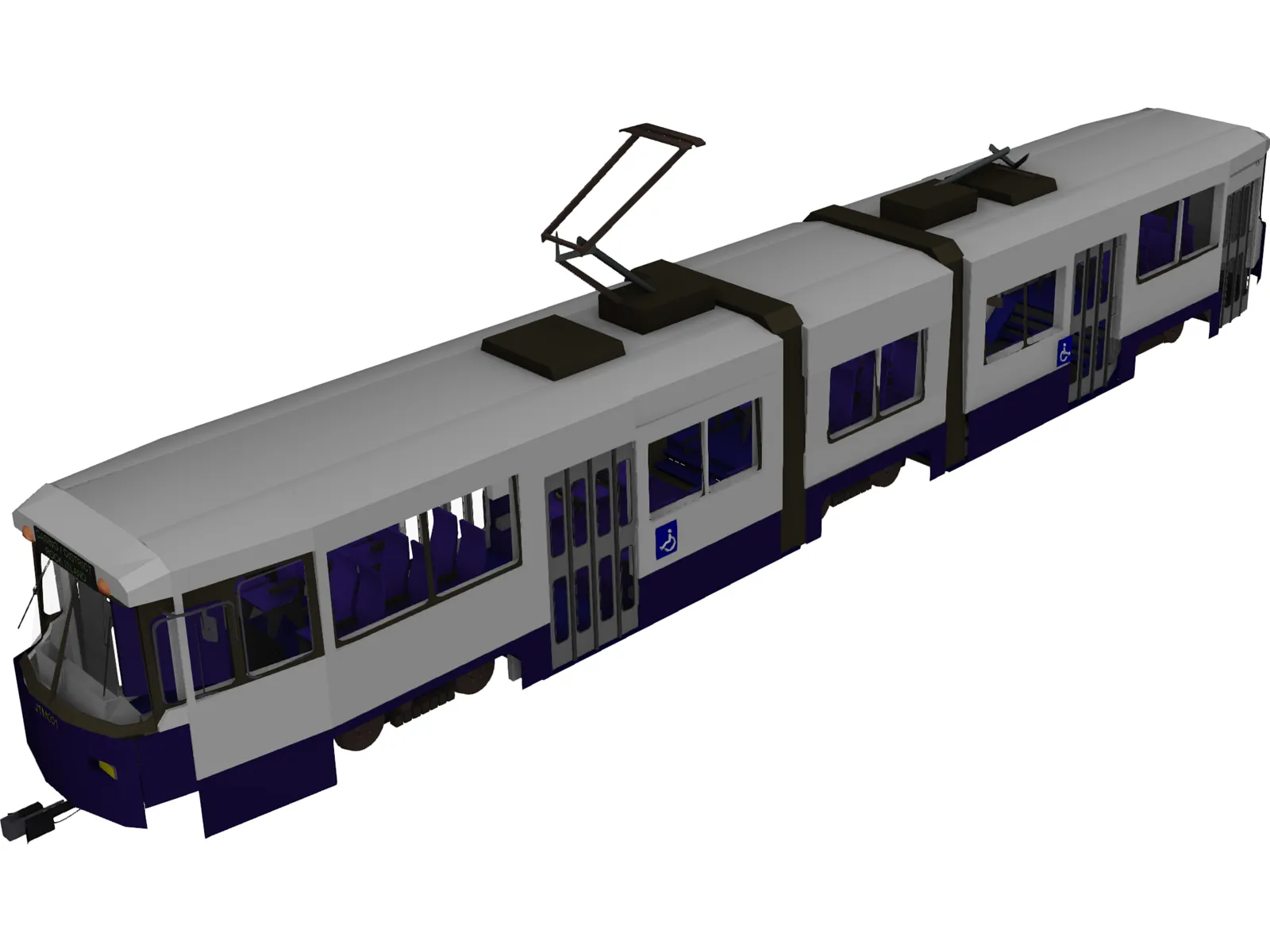 Streetcar 3D Model