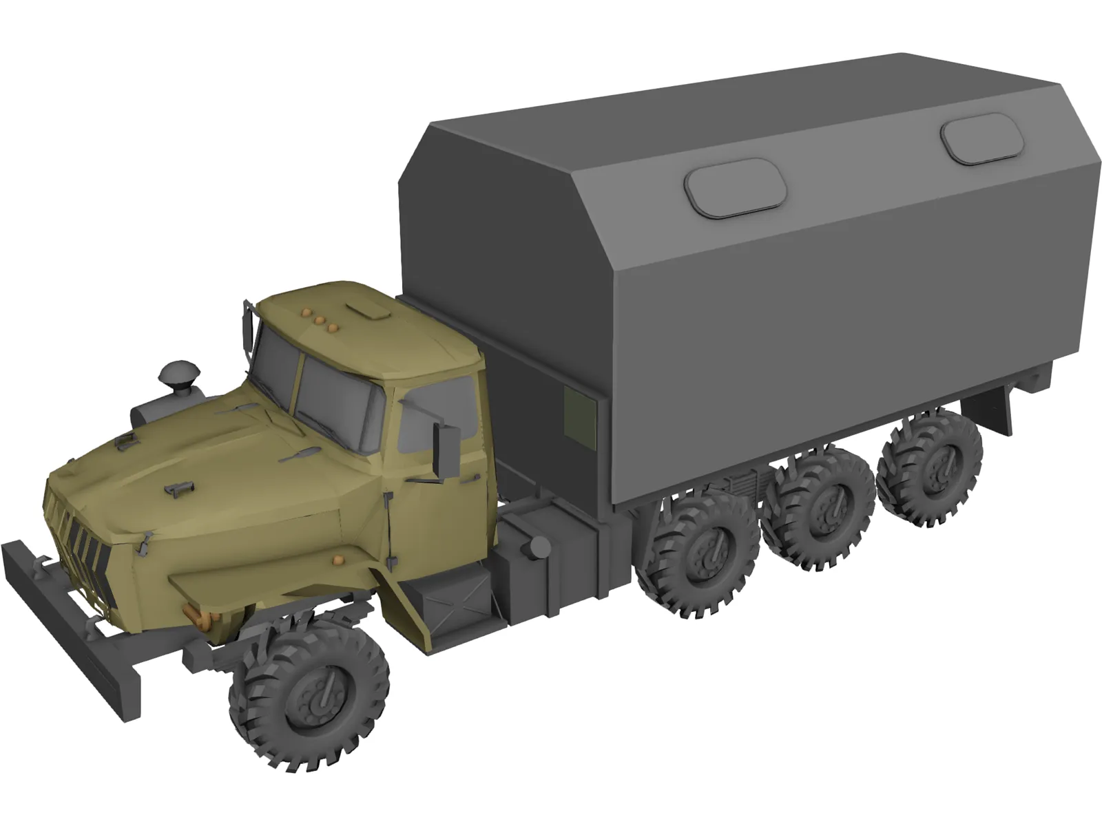 Ural Truck 3D Model