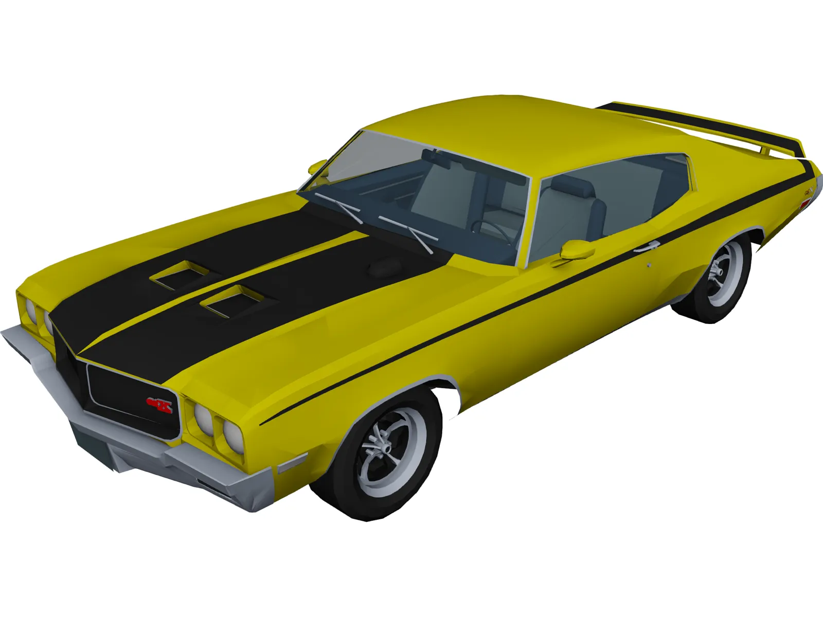 Buick GSX Stage 1 (1970) 3D Model