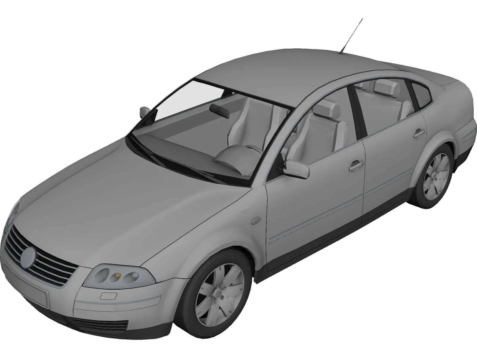 Volkswagen Passat B5 3D-Modell - TurboSquid 2022065