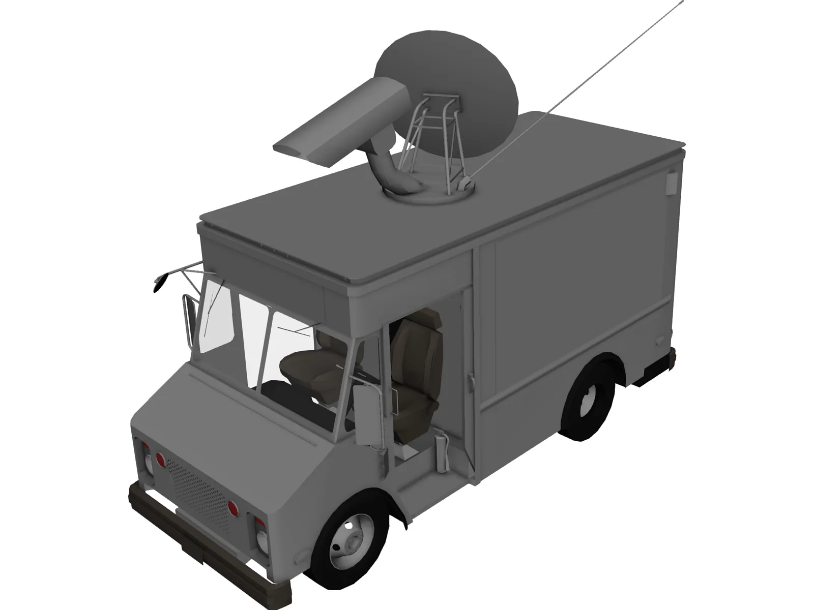 Chevrolet TV Van (1988) 3D Model