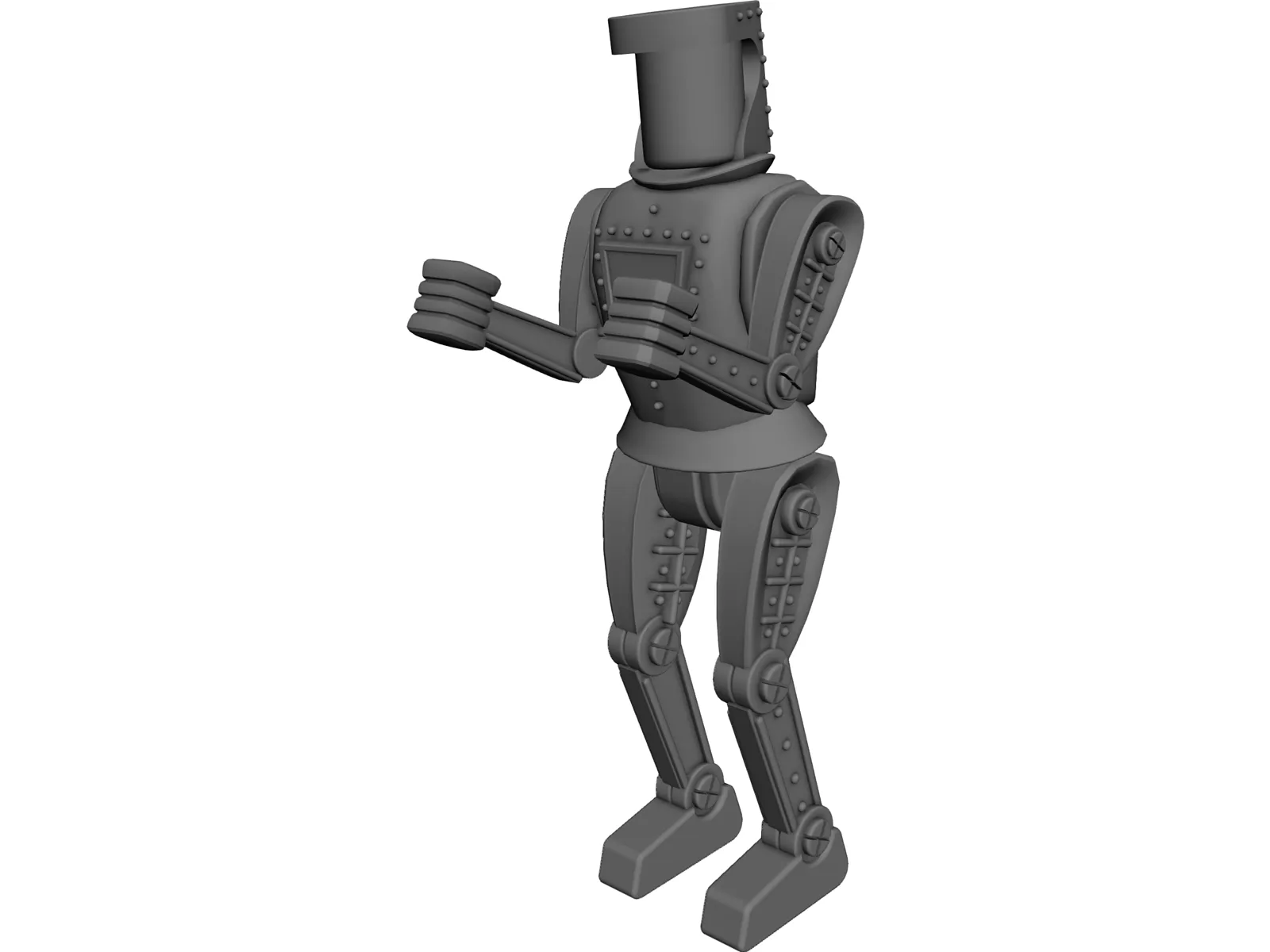 Boxing Robot 3D Model