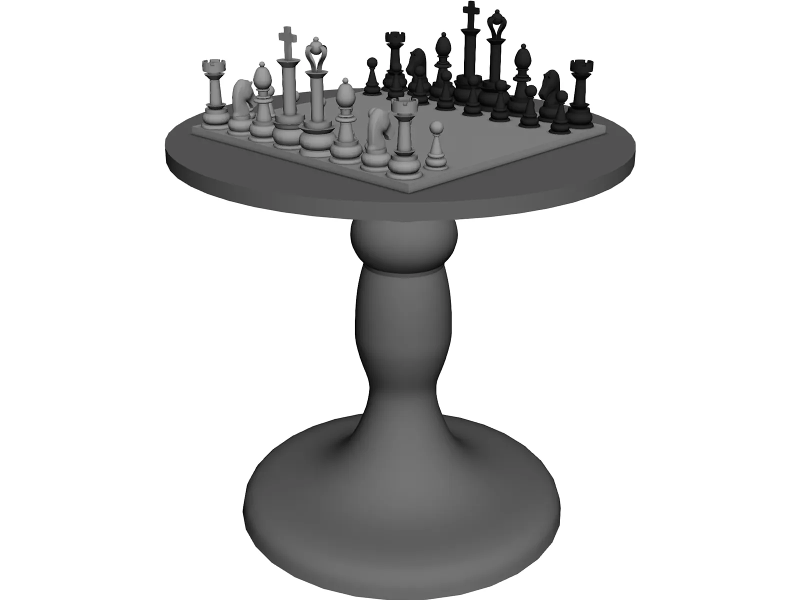 Chess FREE 3D model free 3D model