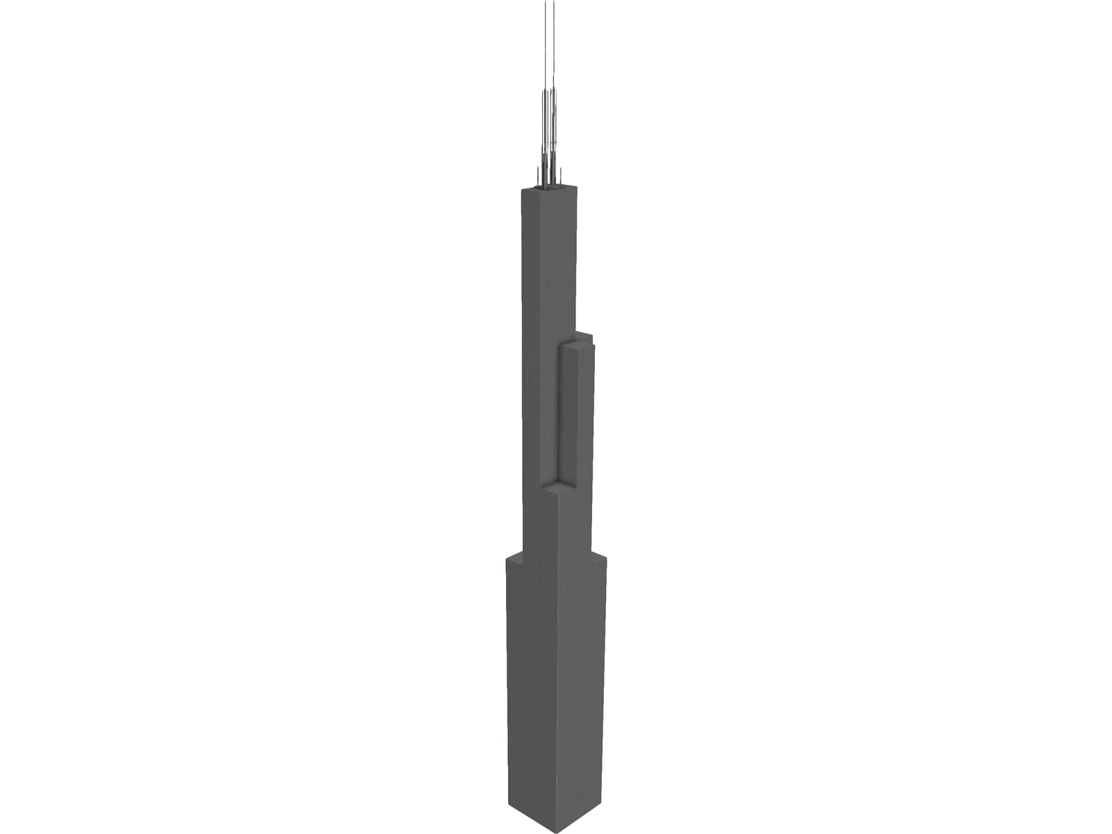 Tower Sears Chicago 3D Model