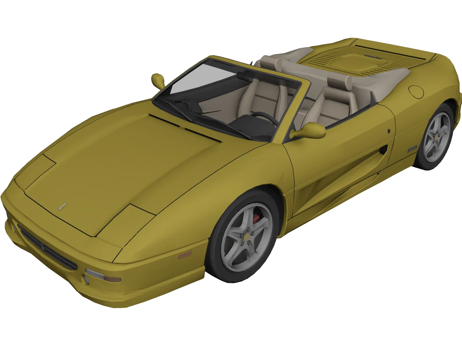 Ferrari F355 Spider 3D Model