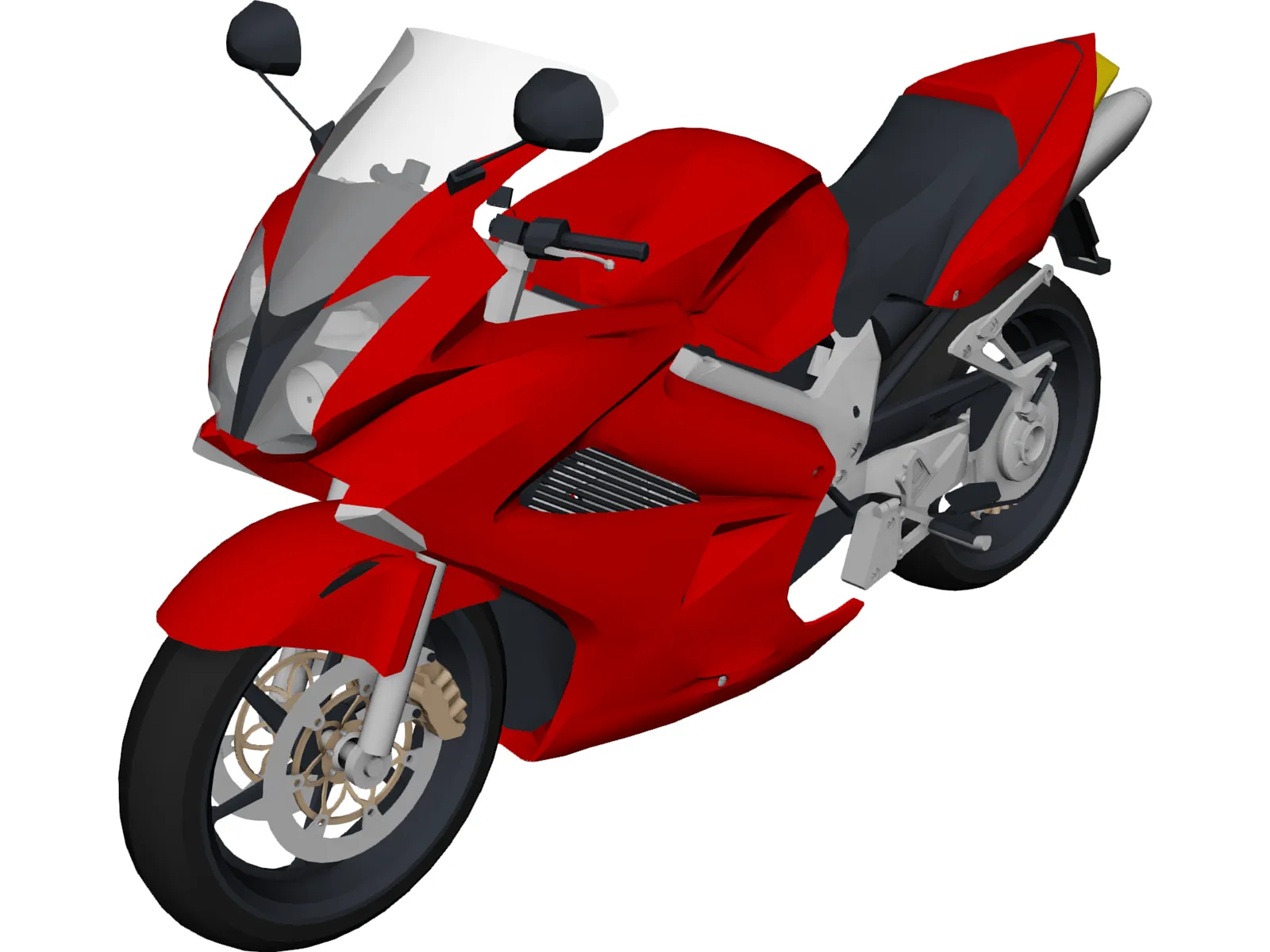 Honda Interceptor 3D Model