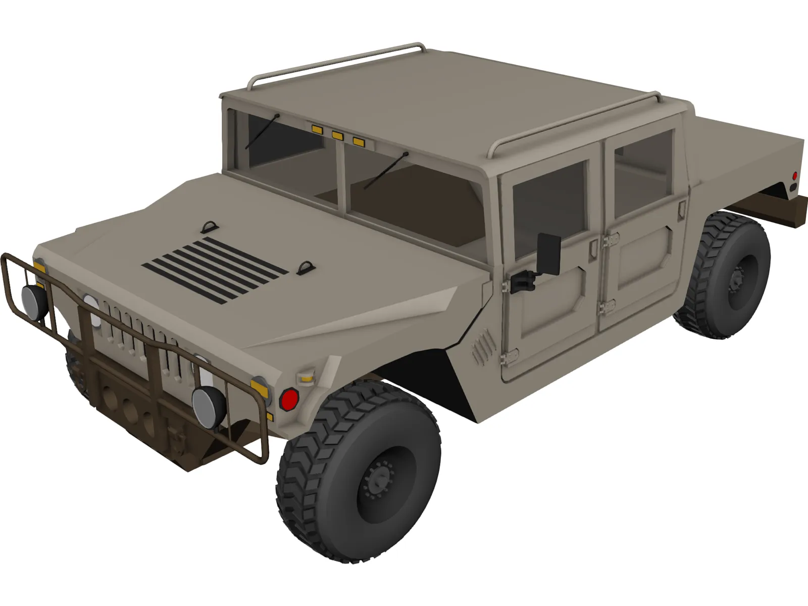 Hummer H1 3D Model