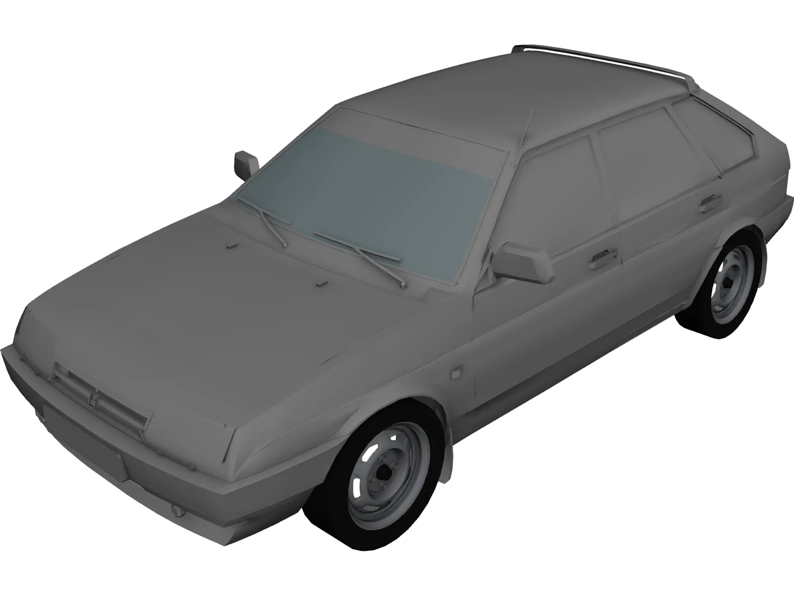 vaz 2108 lada samara 3D Model in Compact Cars 3DExport