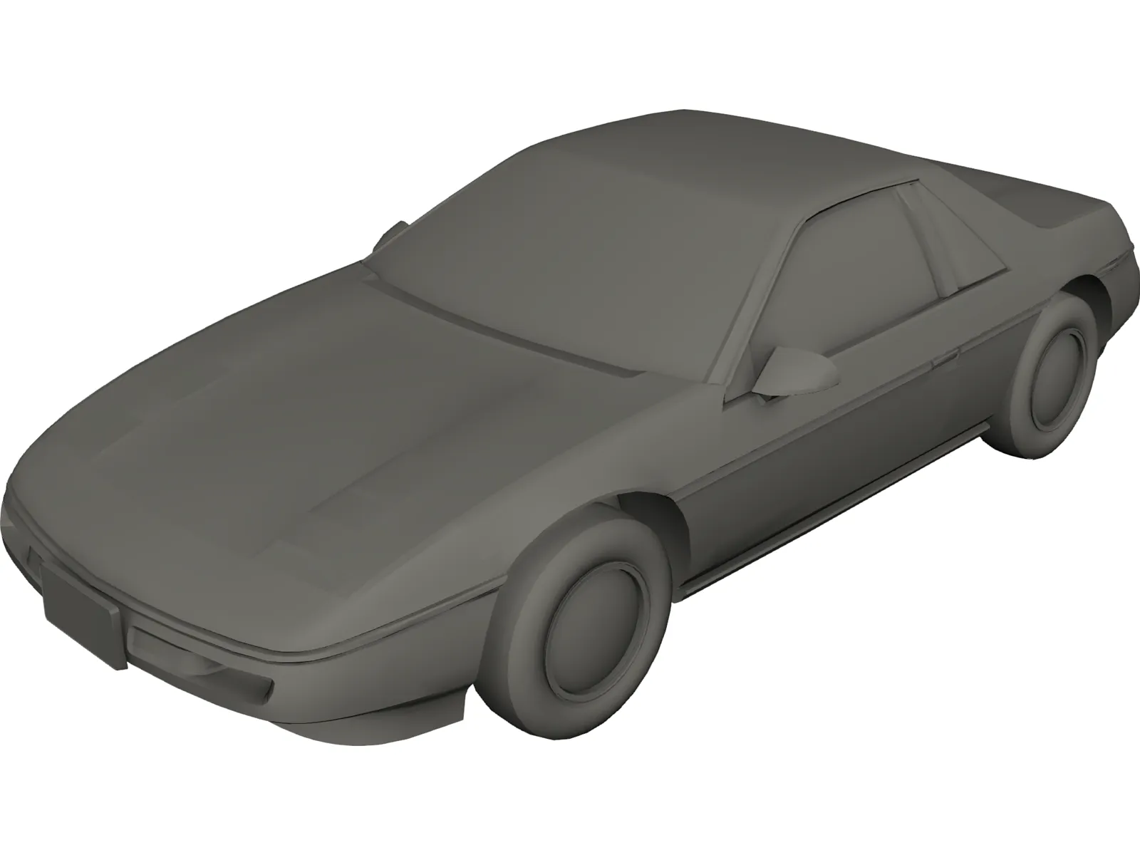 Pontiac Fiero GT 3D Model