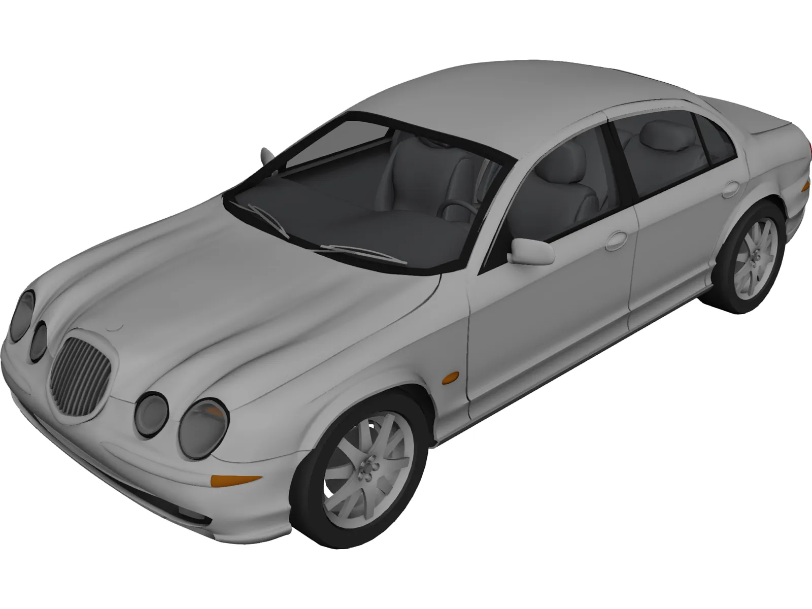 Jaguar S-Type (1998) 3D Model