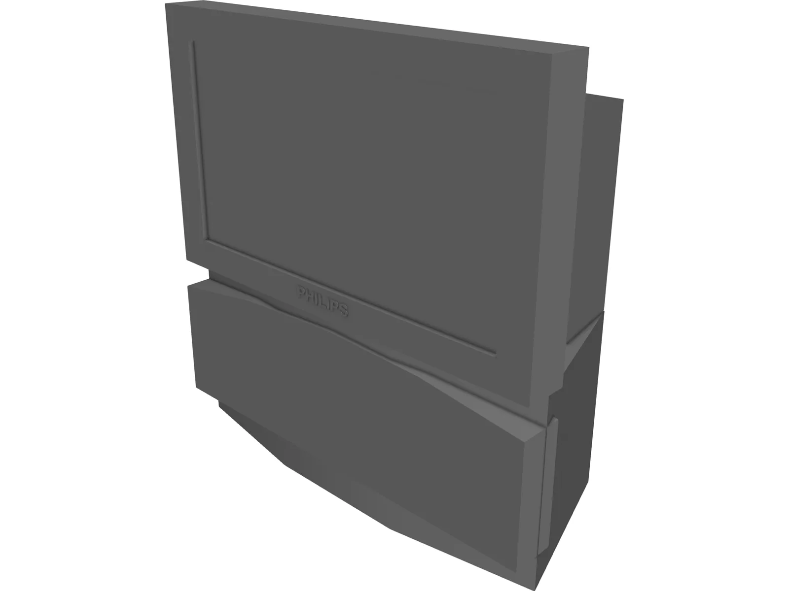 TV Rear Projection Screen 3D Model