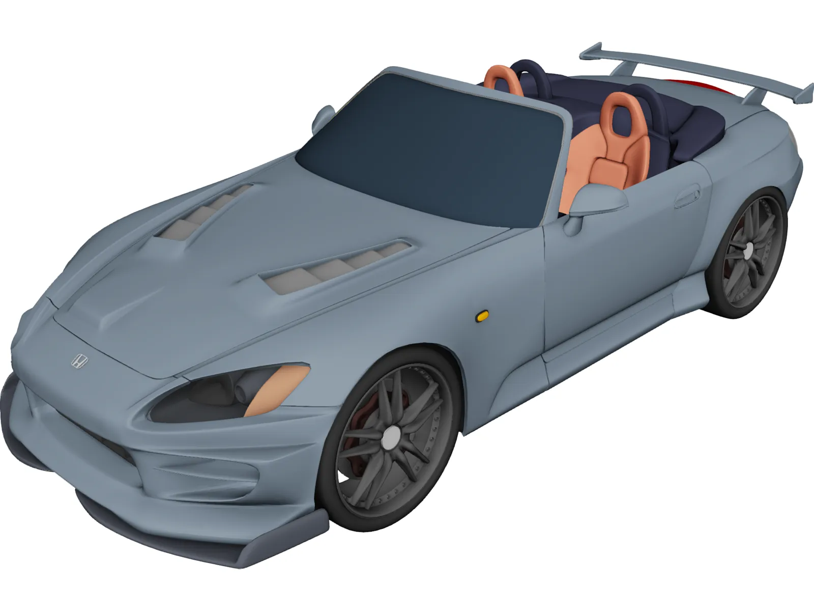 Honda S2000 [Tuned] 3D Model