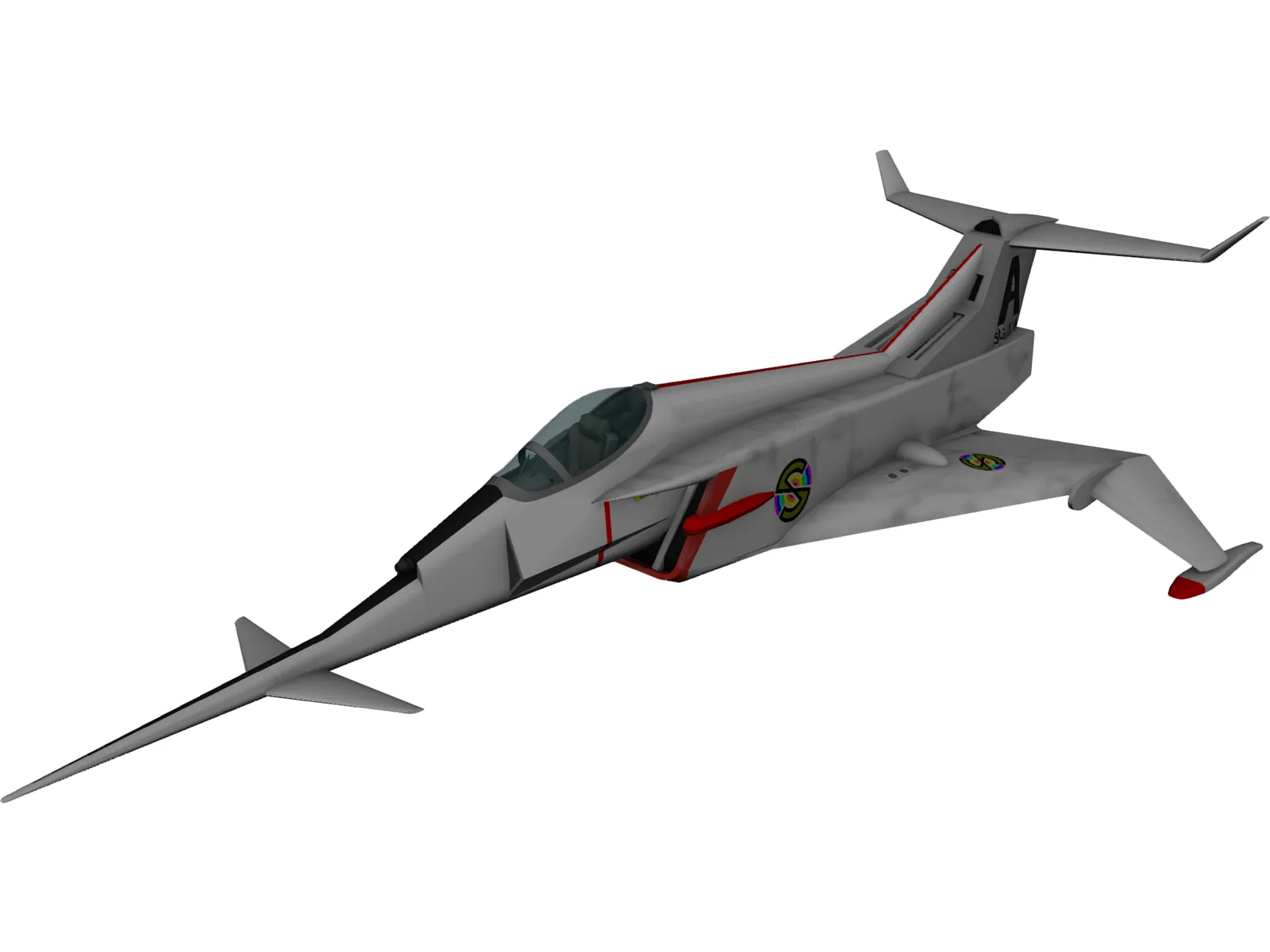 Angel Ship 3D Model