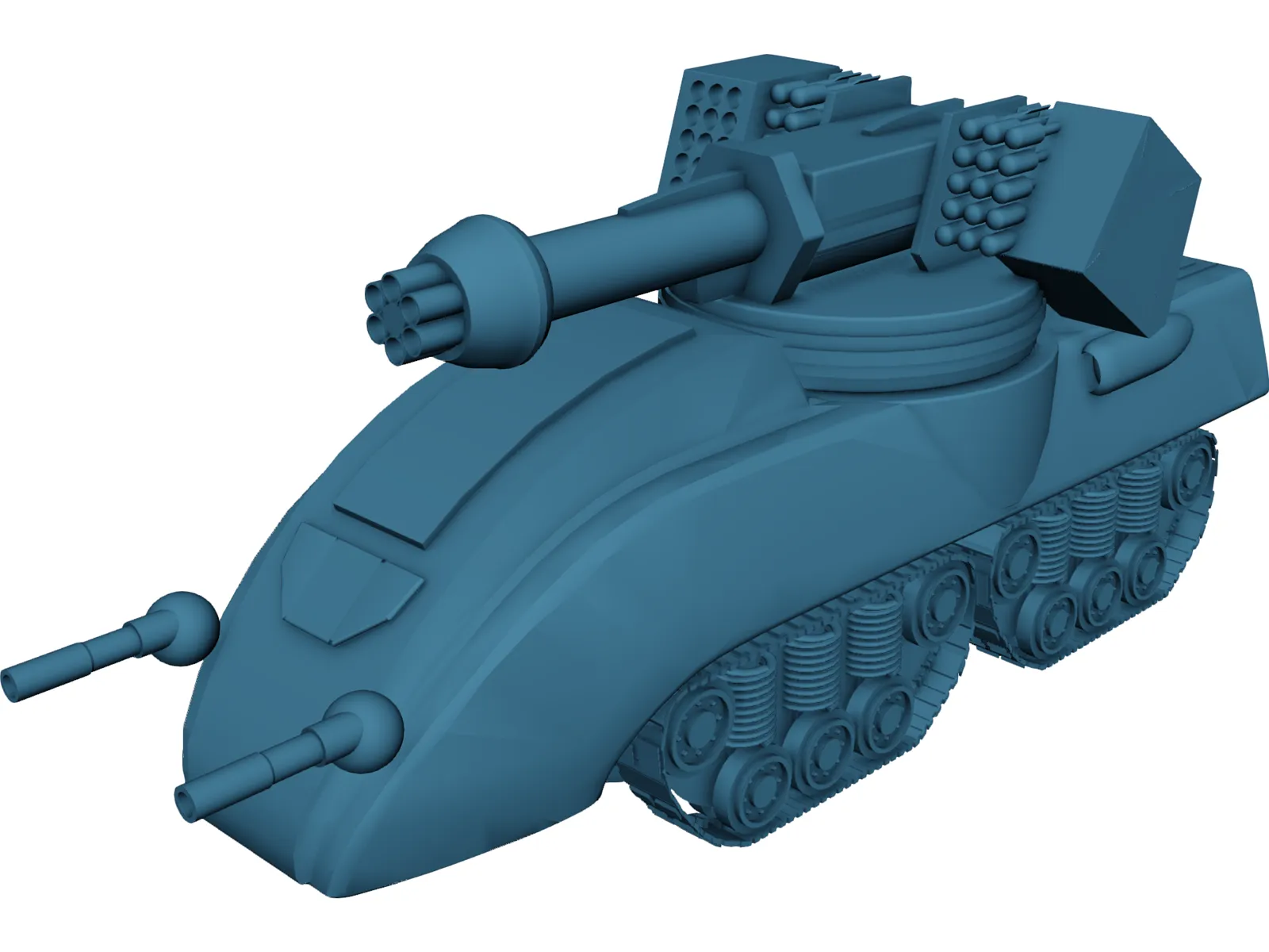 Glory Fire Support Tank 3D Model
