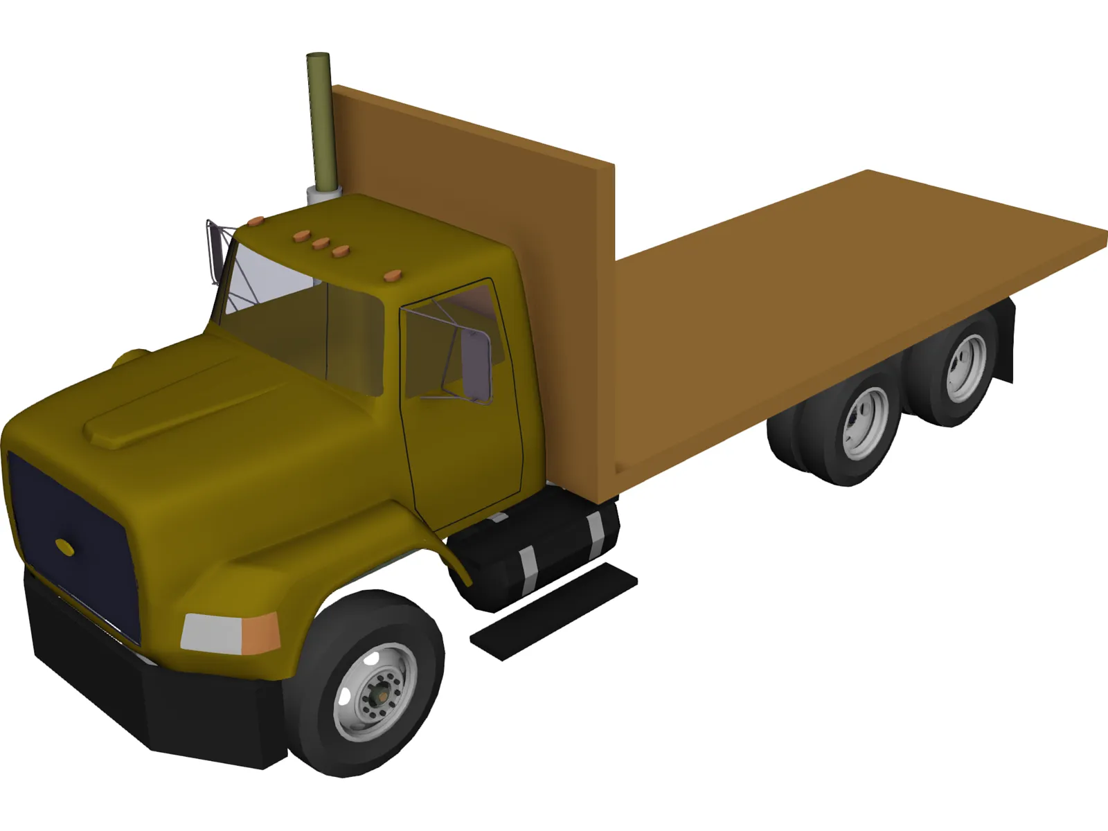 Ford Platform Truck 3D Model