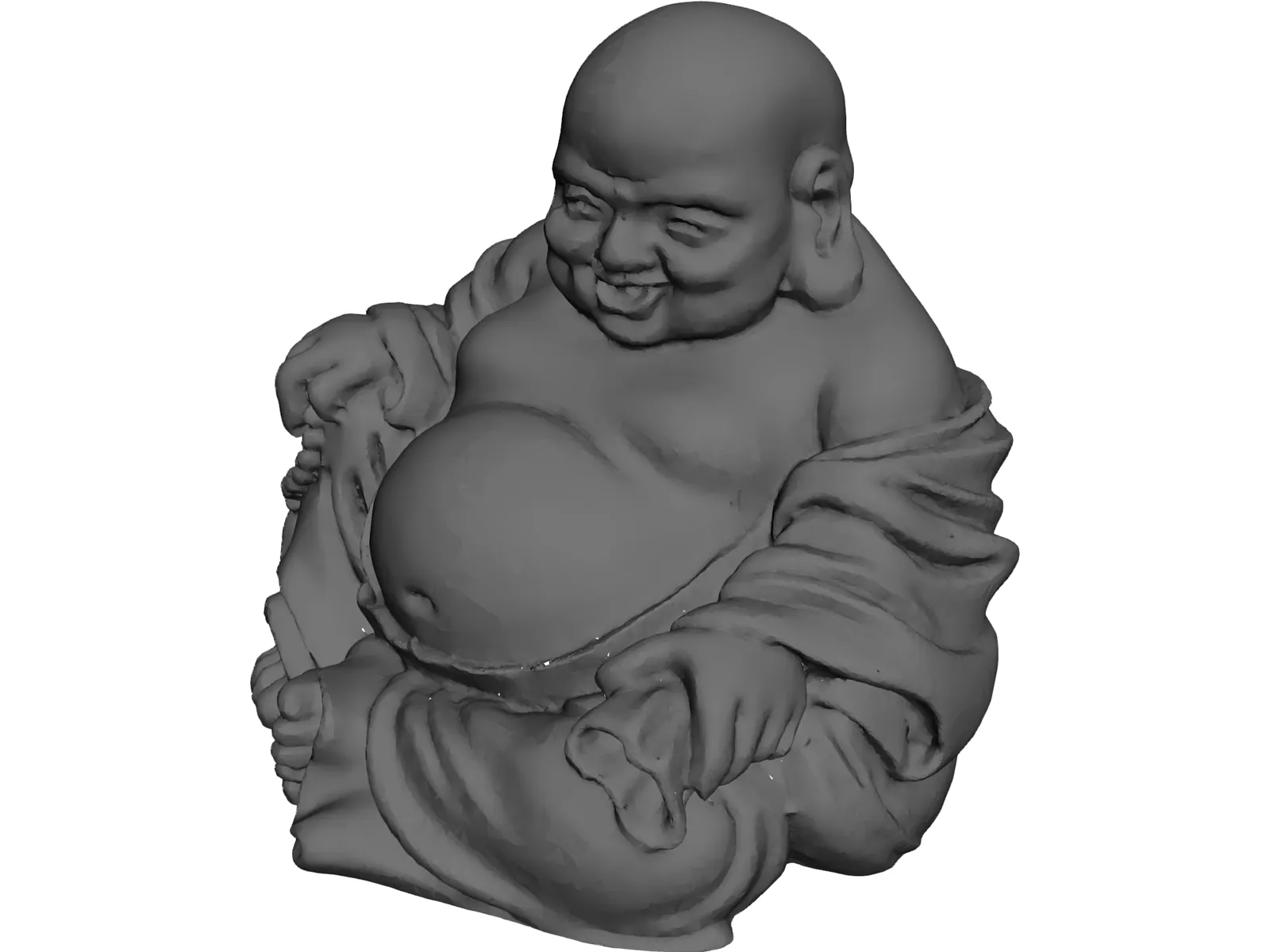 Buddha Sitting 3D Model