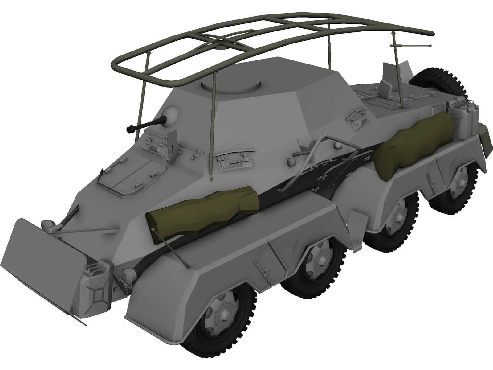 Sd.KfZ. 263 Funkwagen 3D Model