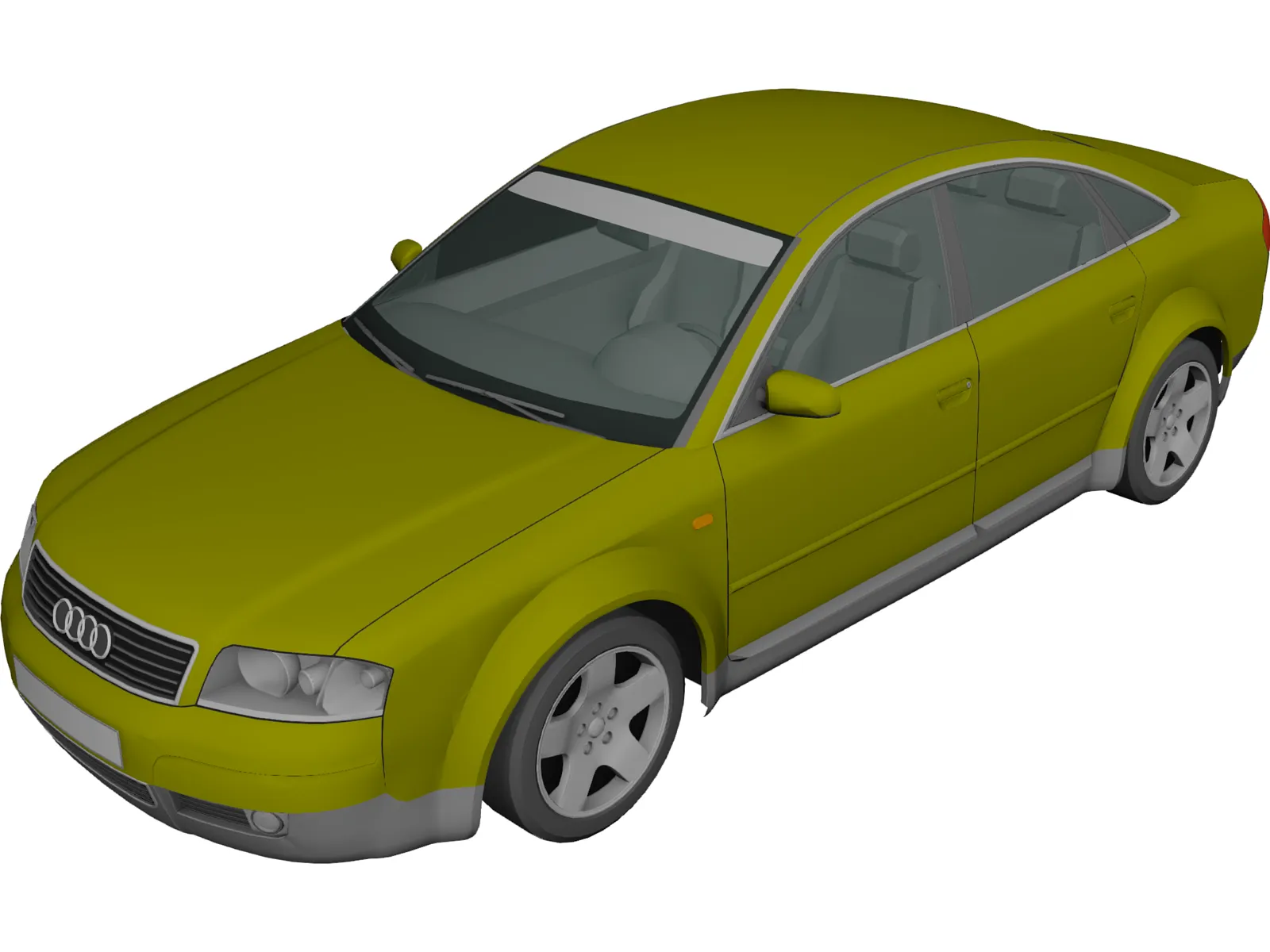 Audi A6 (2002) 3D Model