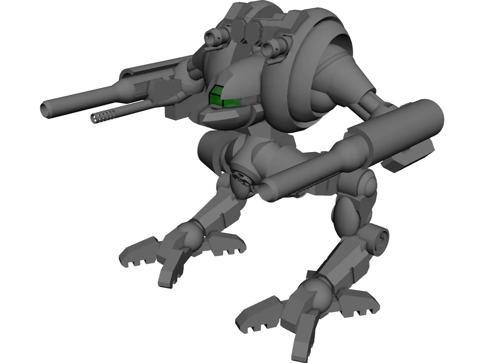 Uziel Battletech 3D Model