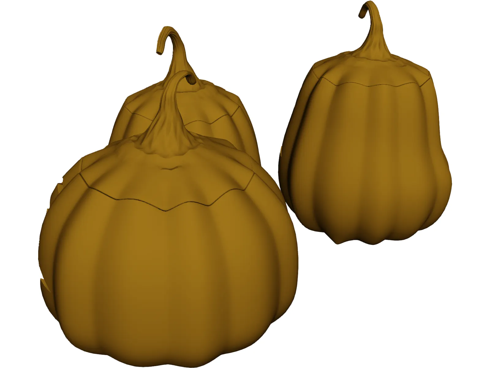 Jack O Lanterns 3D Model