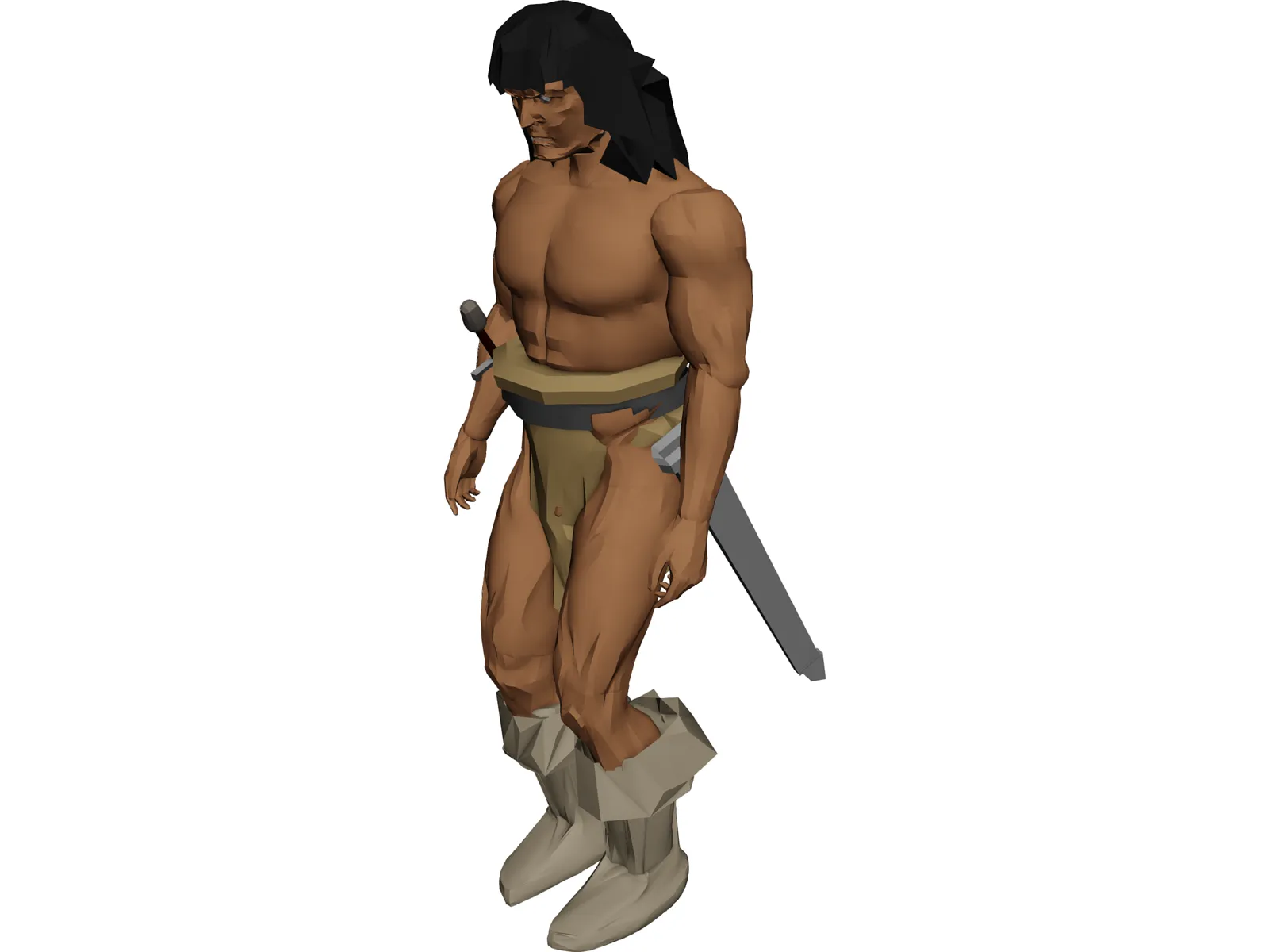 Conan the Barbarian 3D Model