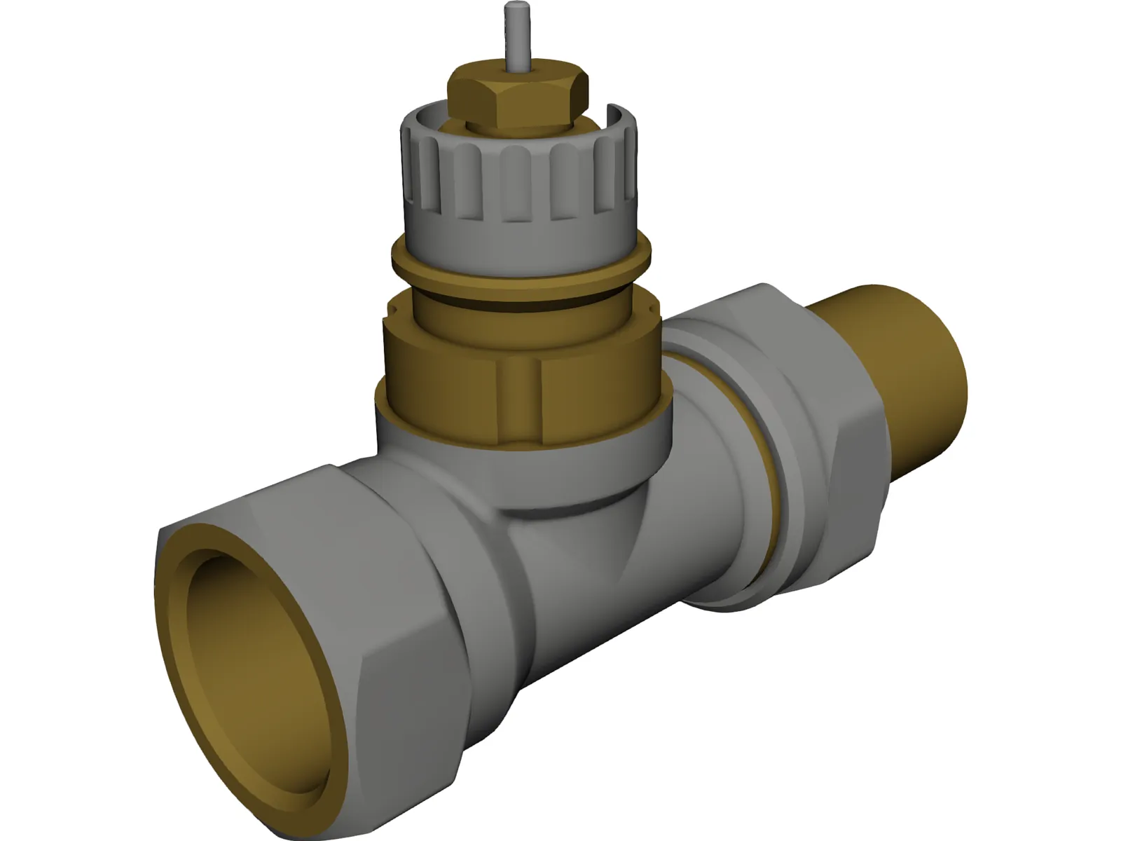 Danfoss Radiator Valve 3D Model