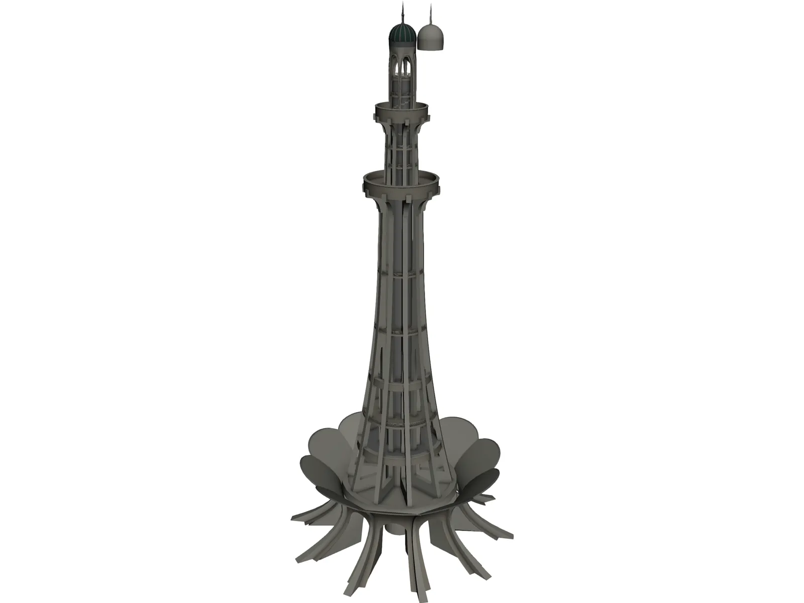 Minar-e-Pakistan 3D Model