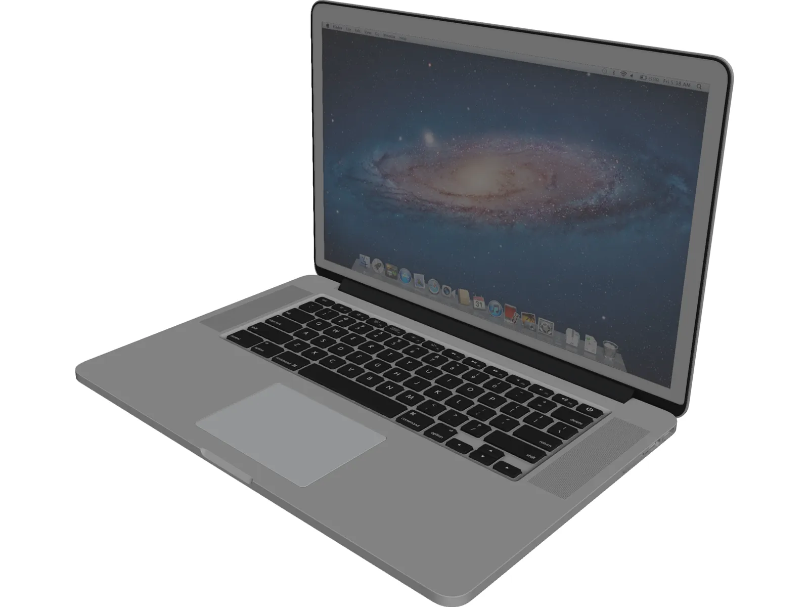 Apple Macbook Pro 15 Inch 3D Model