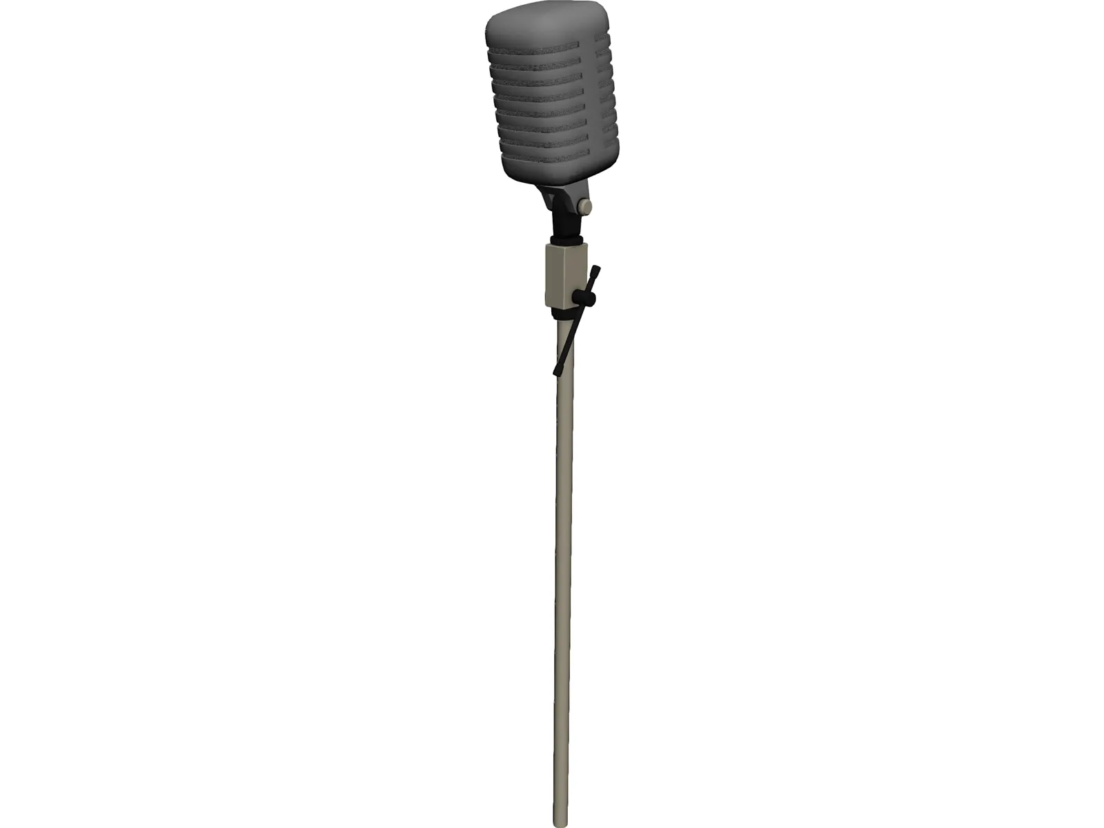 Microphone 3D Model