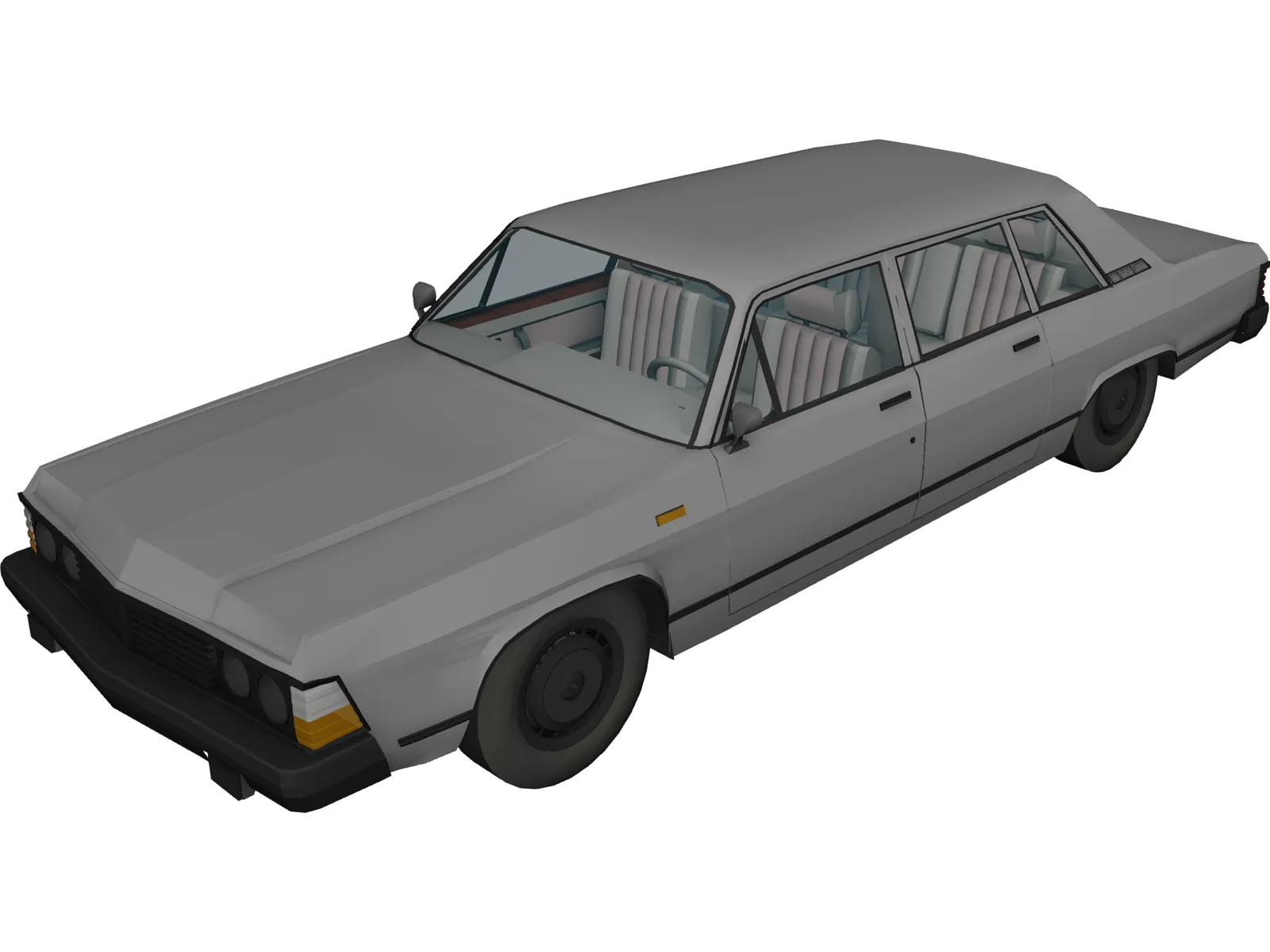 GAZ-14 Chaika (1977) 3D Model