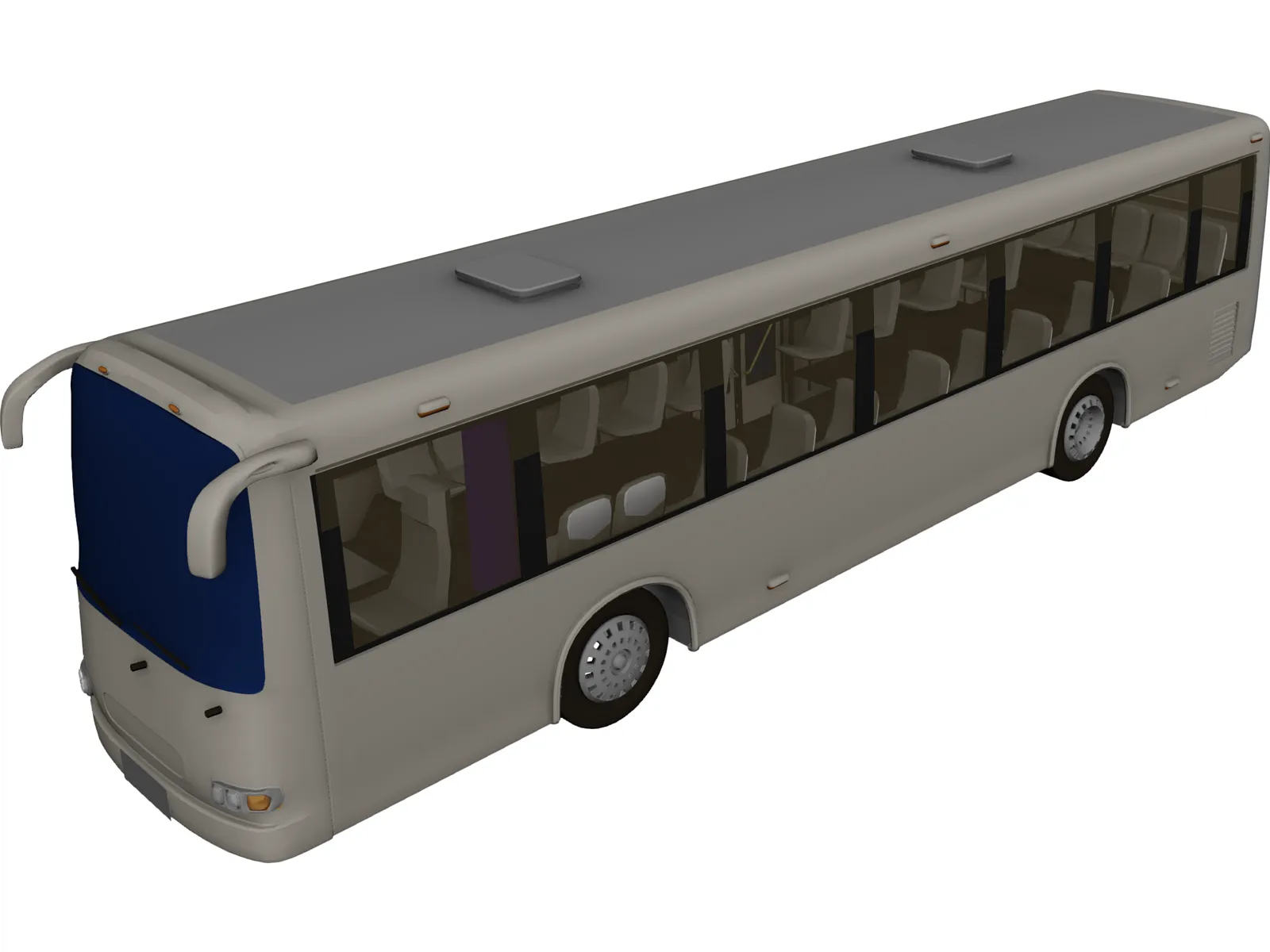 Bus China 3D Model