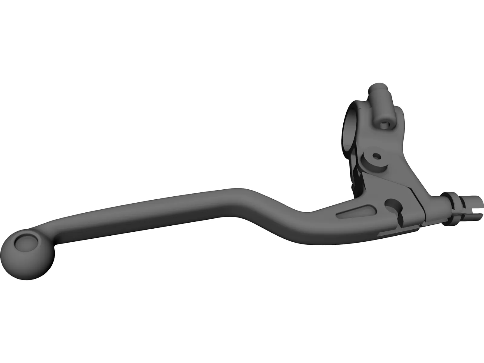 Clutch Lever Moto Bike Racing 3D Model