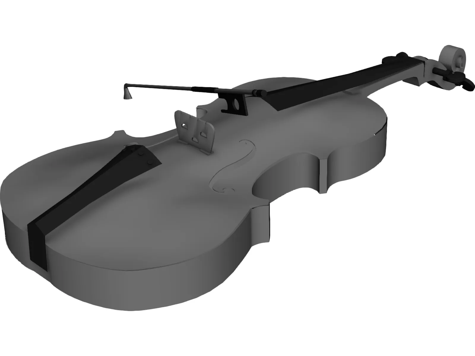 Violin 3D Model